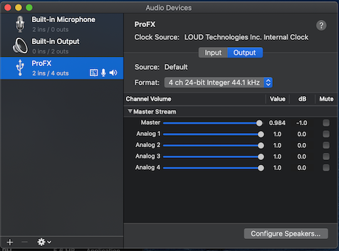 Mac OS X Midi Setup